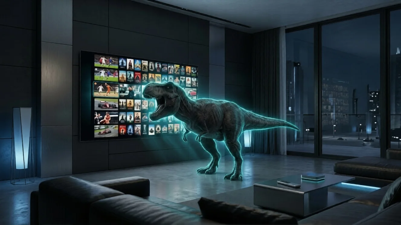 TREX IPTV 8K streaming service interface showing 50000 live channels and movies in 8K 4K UHD quality